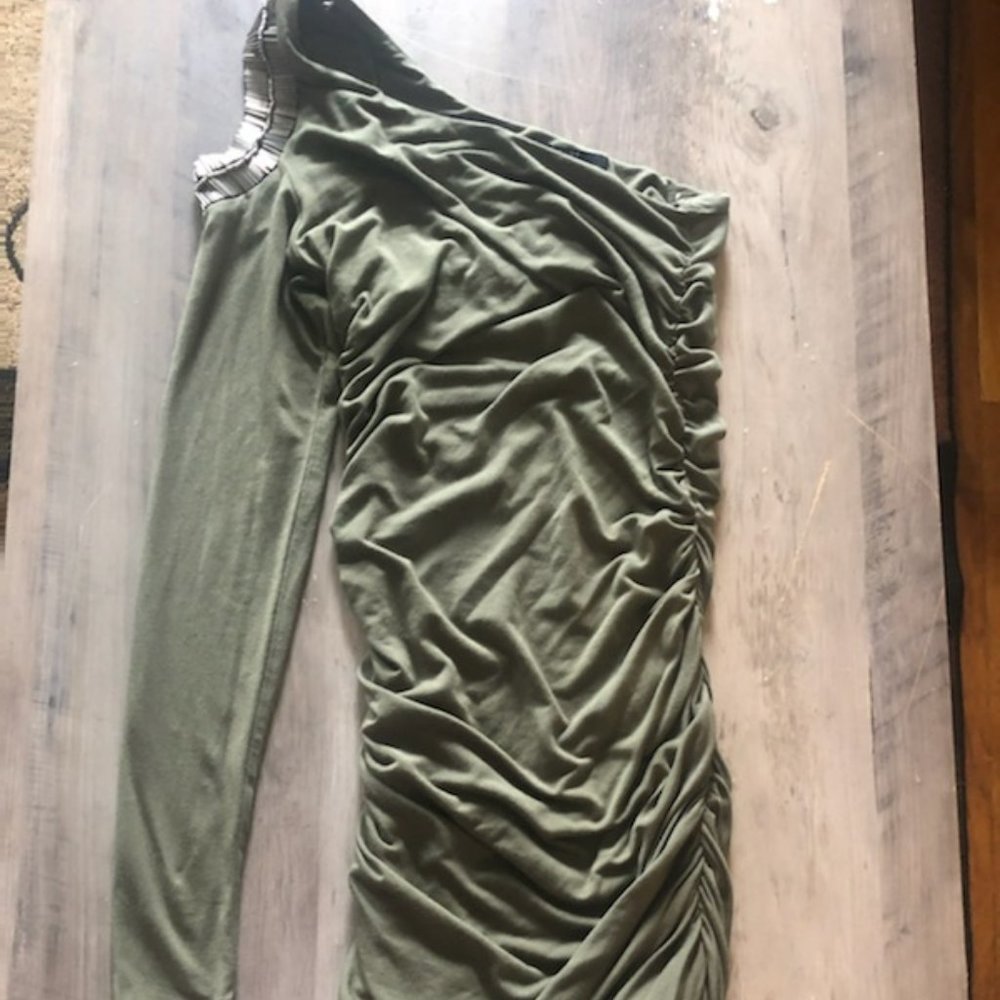 Olive Green Dress